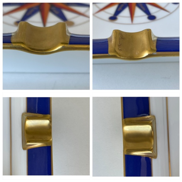 LA REINE LIMOGES FRANCE CIGAR ASHTRAY / CATCHALL - Picture 4 of 8